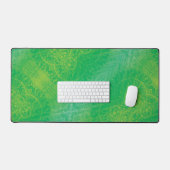 aanvaarding | Geel Groen Blauw Boho Medallions Bureaumat (Keyboard & Muis)