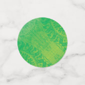 aanvaarding | Geel Groen Blauw Boho Medallions Confetti (Kleine voorkant)