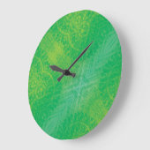 aanvaarding | Geel Groen Blauw Boho Medallions Grote Klok (Hoek)