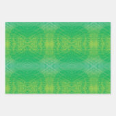 aanvaarding | Geel Groen Blauw Boho Medallions Inpakpapier Vel (Voorkant)