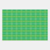 aanvaarding | Geel Groen Blauw Boho Medallions Inpakpapier Vel (Voorkant 3)