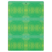 aanvaarding | Geel Groen Blauw Boho Medallions Klembord (Achterkant)