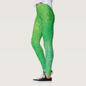 aanvaarding | Geel Groen Blauw Boho Medallions Leggings (Links)