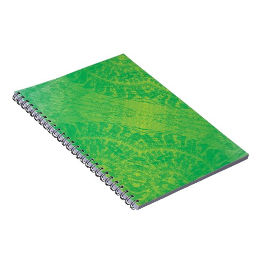 aanvaarding | Geel Groen Blauw Boho Medallions Notitieboek (Rechterzijde)