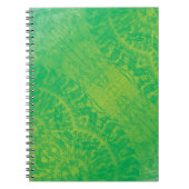 aanvaarding | Geel Groen Blauw Boho Medallions Notitieboek (Voorkant)