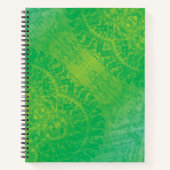 aanvaarding | Geel Groen Blauw Boho Medallions Notitieboek (Voorkant)