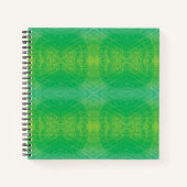 aanvaarding | Geel Groen Blauw Boho Medallions Notitieboek (Voorkant)
