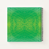 aanvaarding | Geel Groen Blauw Boho Medallions Notitieboek (Achterkant)