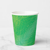 aanvaarding | Geel Groen Blauw Boho Medallions Papieren Bekers (Links)