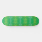 aanvaarding | Geel Groen Blauw Boho Medallions Persoonlijk Skateboard (Horizontaal)