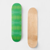 aanvaarding | Geel Groen Blauw Boho Medallions Persoonlijk Skateboard (Voorkant)