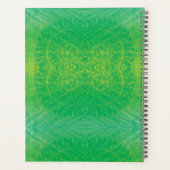 aanvaarding | Geel Groen Blauw Boho Medallions Planner (Achterkant)