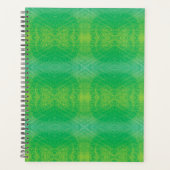 aanvaarding | Geel Groen Blauw Boho Medallions Planner (Voorkant)
