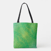 aanvaarding | Geel Groen Blauw Boho Medallions Tote Bag (Achterkant)