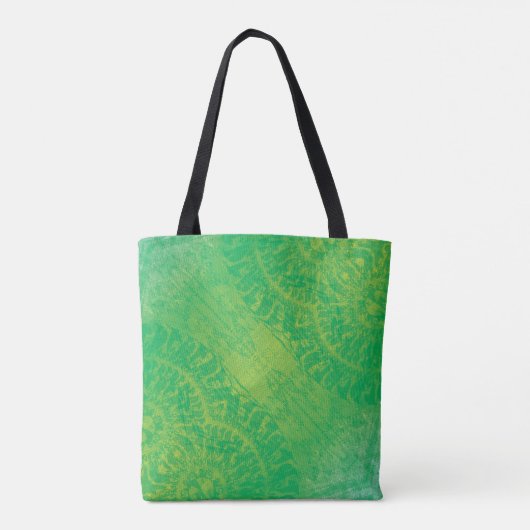 aanvaarding | Geel Groen Blauw Boho Medallions Tote Bag (Achterkant)