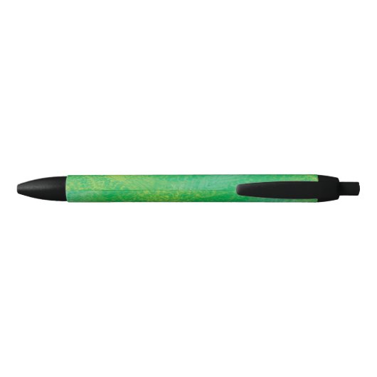 aanvaarding | Geel Groen Blauw Boho Medallions Zwarte Inkt Pen (Achterkant)