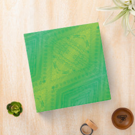 aanvaarding | Geel Groen Blauw Shibori patroon 1 1/2" Multomap