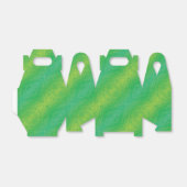 aanvaarding | Geel Groen Blauw Shibori patroon Bedankdoosjes (Uitgevouwen)