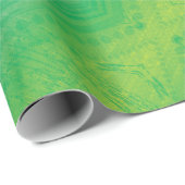 aanvaarding | Geel Groen Blauw Shibori patroon Cadeaupapier (Rol Hoek)