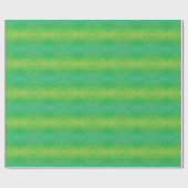 aanvaarding | Geel Groen Blauw Shibori patroon Cadeaupapier (Vlak)