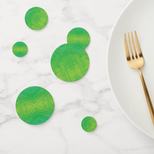 aanvaarding | Geel Groen Blauw Shibori patroon Confetti (Groep)