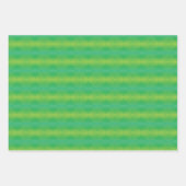 aanvaarding | Geel Groen Blauw Shibori patroon Inpakpapier Vel (Voorkant 3)