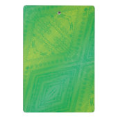 aanvaarding | Geel Groen Blauw Shibori patroon Mini Klembord (Achterkant)