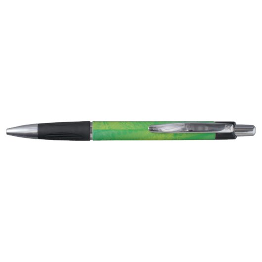 aanvaarding | Geel Groen Blauw Shibori patroon Pen (Achterkant)