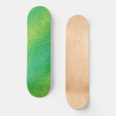 aanvaarding | Geel Groen Blauw Shibori patroon Persoonlijk Skateboard (Voorkant)
