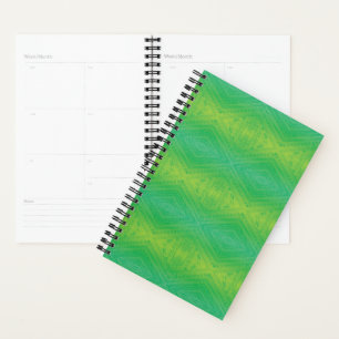 aanvaarding   Geel Groen Blauw Shibori patroon Planner