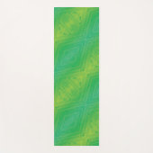 aanvaarding | Geel Groen Blauw Shibori patroon Yogamat (Voorkant)
