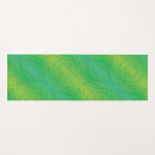 aanvaarding | Geel Groen Blauw Shibori patroon Yogamat (Voorkant (horizontaal))