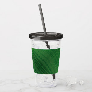 aanvaarding groen eclectisch boho-patroon acryl drinkbeker