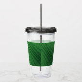 aanvaarding | groen eclectisch boho-patroon acryl drinkbeker (Rechts)