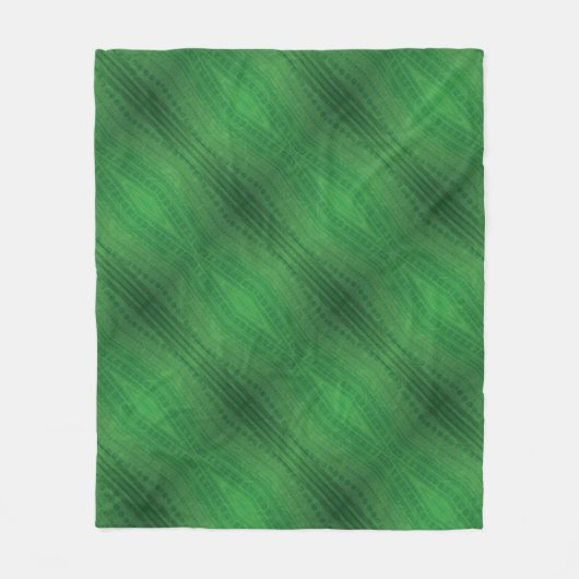 aanvaarding | groen eclectisch boho-patroon fleece deken (Voorkant)