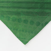 aanvaarding | groen eclectisch boho-patroon fleece deken (Hoek)