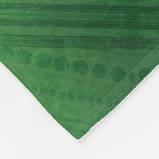 aanvaarding | groen eclectisch boho-patroon fleece deken (Hoek)