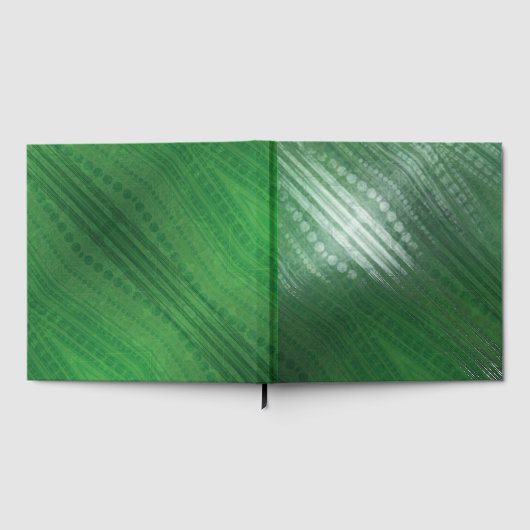 aanvaarding | groen eclectisch boho-patroon gastenboek (Volledig)