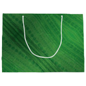 aanvaarding | groen eclectisch boho-patroon groot cadeauzakje (Achterkant)