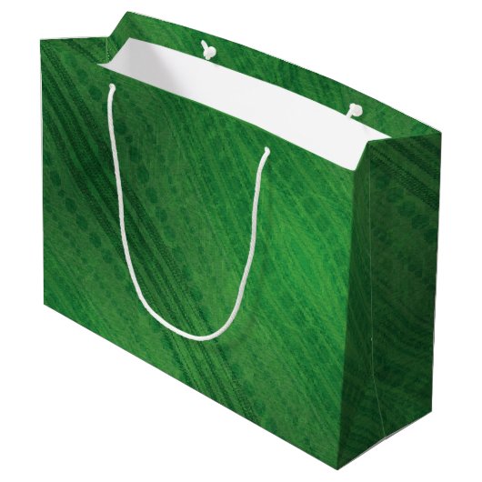 aanvaarding | groen eclectisch boho-patroon groot cadeauzakje (Achterkant Gekanteld)