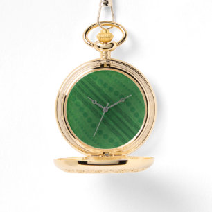 aanvaarding   groen eclectisch boho-patroon horloge