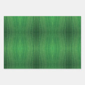 aanvaarding | groen eclectisch boho-patroon inpakpapier vel (Voorkant)