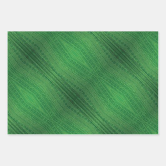 aanvaarding | groen eclectisch boho-patroon inpakpapier vel (Voorkant 2)