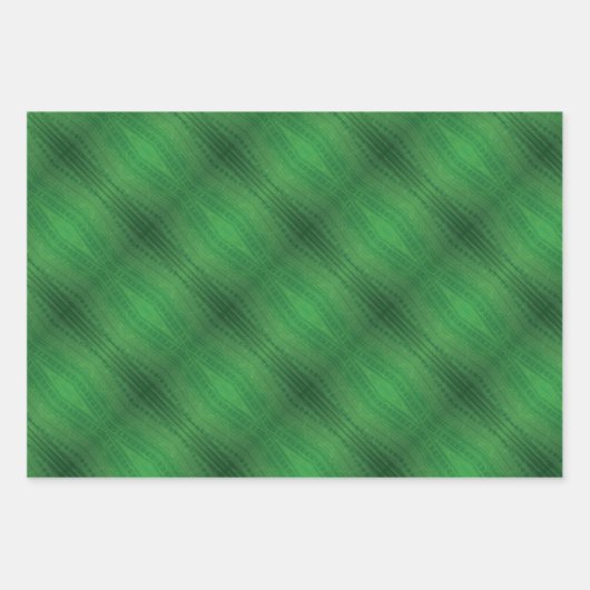 aanvaarding | groen eclectisch boho-patroon inpakpapier vel (Voorkant 3)