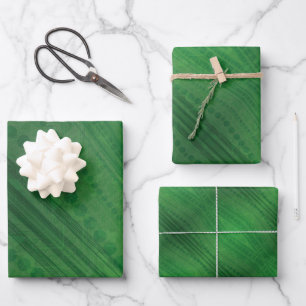 aanvaarding   groen eclectisch boho-patroon inpakpapier vel