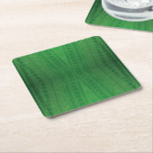 aanvaarding | groen eclectisch boho-patroon kartonnen onderzetters (Schuin)