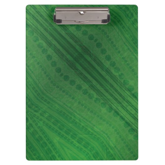 aanvaarding | groen eclectisch boho-patroon klembord (Voorkant)