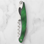 aanvaarding | groen eclectisch boho-patroon kurkentrekker (Voorkant)