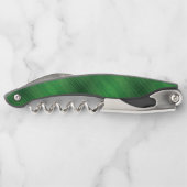 aanvaarding | groen eclectisch boho-patroon kurkentrekker (Achterkant)