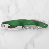 aanvaarding | groen eclectisch boho-patroon kurkentrekker (Voorkant)